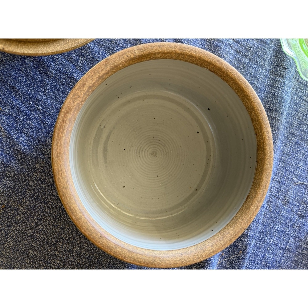 Vintage Studio Pottery Covered Dish Jar Stoneware Lidded Rustic VTG - Picture 6 of 14
